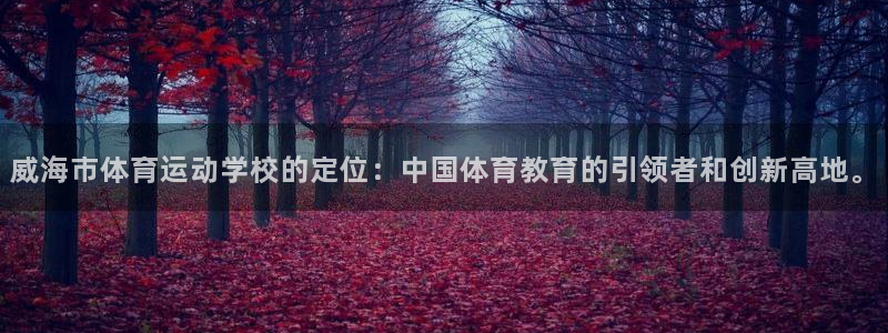 杏悦2体育凯捷平台代理：威海市体育运动学校的定位：中国体育教育的引领者和创新高地。